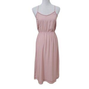 Olive + Oak Size XS Midi Meadow Dress Dusty Rose Color, Excellent Used Condition